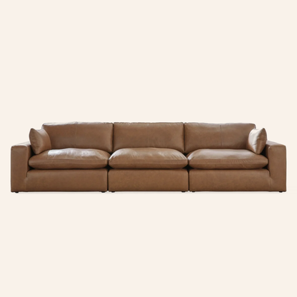 Verona 3-Piece Leather Modular Sofa
