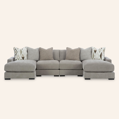 Weston 4-Piece Double Chaise Sectional
