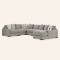Weston 6-Piece Sectional with Chaise + Storage Ottoman