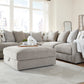 Weston 6-Piece Sectional with Chaise + Storage Ottoman