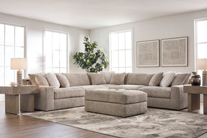 Wicklow 5-Piece Sectional w/ Oversized Ottoman