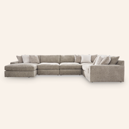 Wicklow 5-Piece Sectional with Chaise